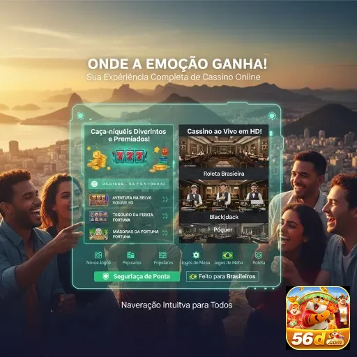 Ilustração de Conquiste diversão com 56d: Slots e Gaming Ao Vivo