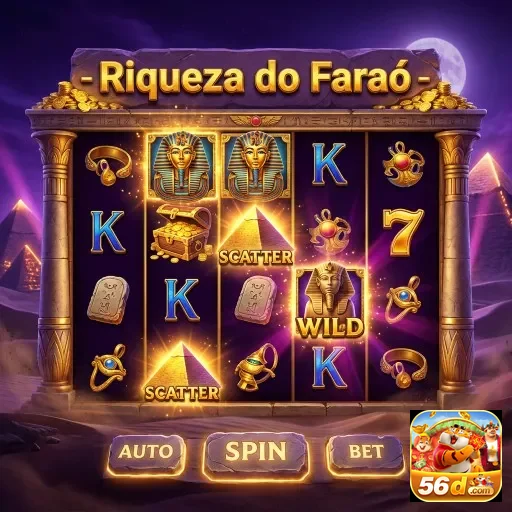 Interface do aplicativo cassino 56d em smartphone